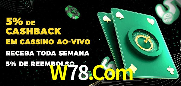 Promoções do cassino ao Vivo W78.Com